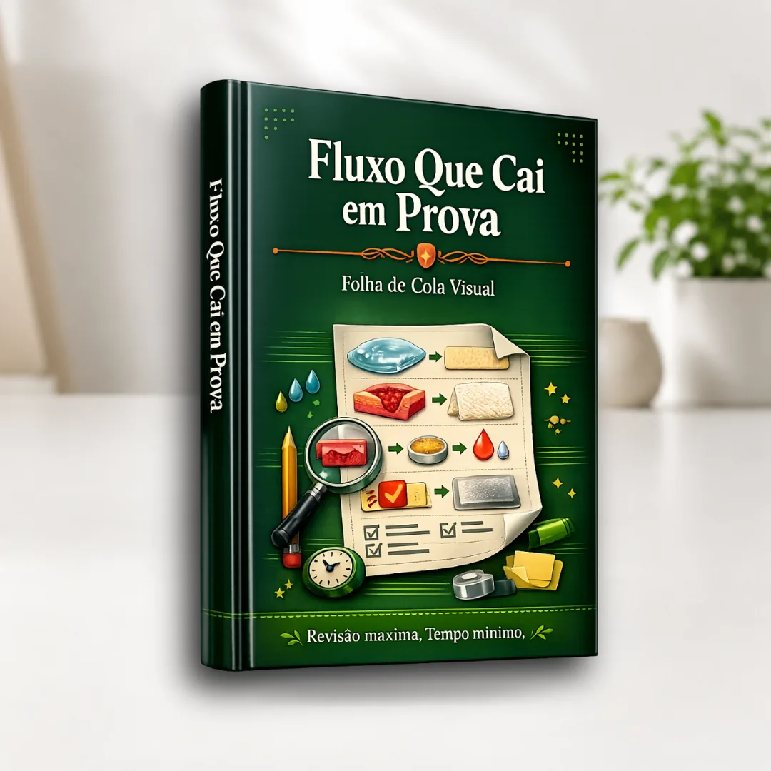 Fluxo Que Cai em Prova + Folha de Cola Visual